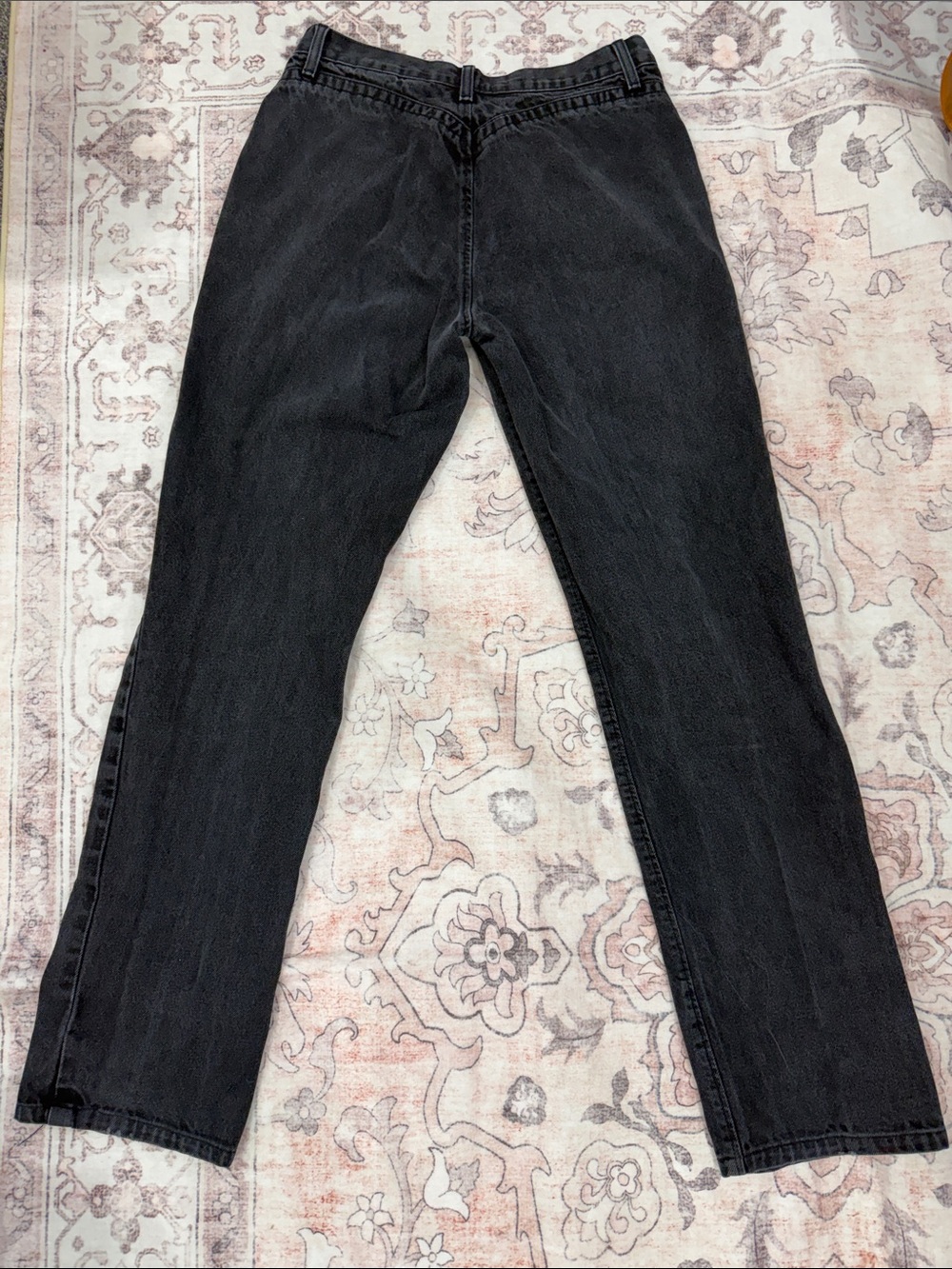 Rockies Straight Black Jeans - Classic Five-Pocket Denim - Picture 3 of 5